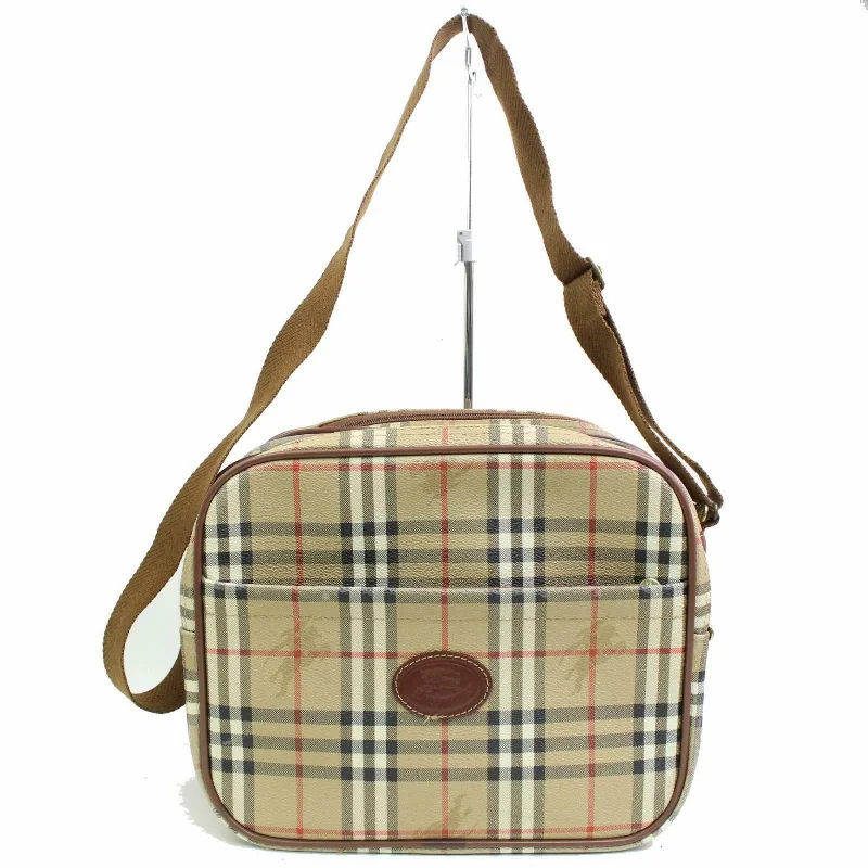 Affordable Replica - Looking Burberry BagsBrand Inspired Burberry Shoulder Bag Beige PVC (SHC1-15173)