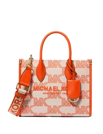 Michael Michael Kors Bags for spa days with a compartment for toiletriesMichael Michael Kors Mirella Small Logo Jacquard Crossbody Bag