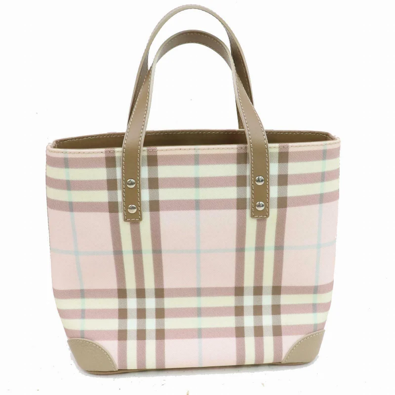 Affordable Replica - Looking Burberry BagsBrand Inspired Burberry London Tote Bag Pink PVC (SHC1-14353)