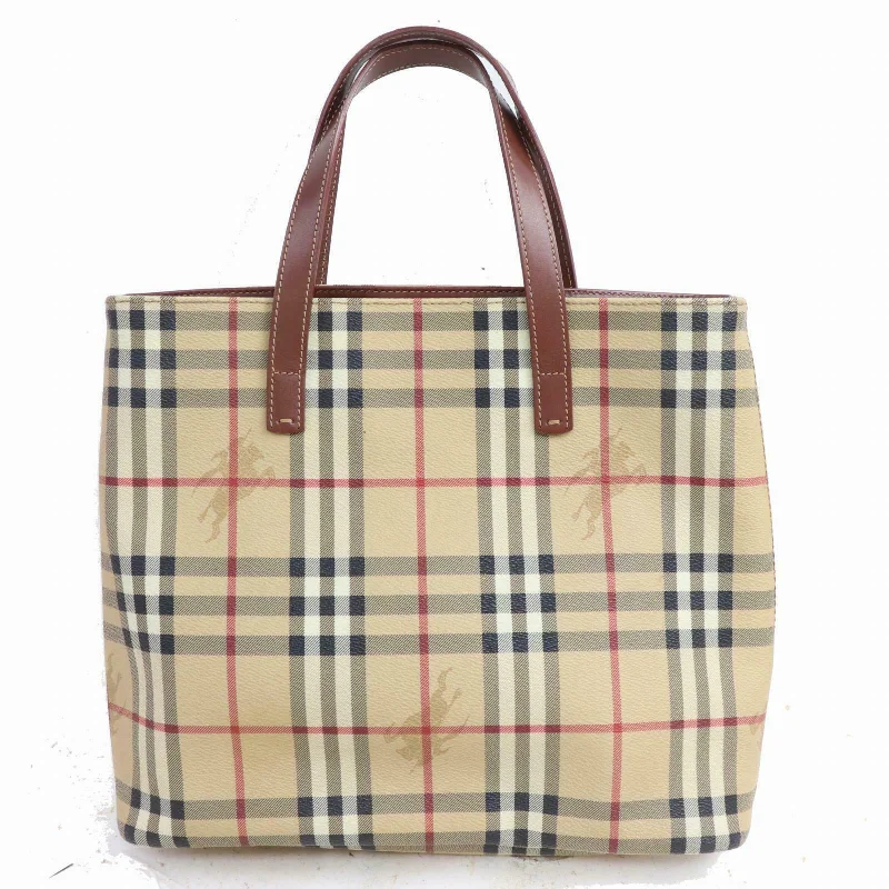 Compact Burberry Clutch Bags for WeddingsBrand Inspired Burberry London Tote Bag Beige PVC (SHC1-15584)