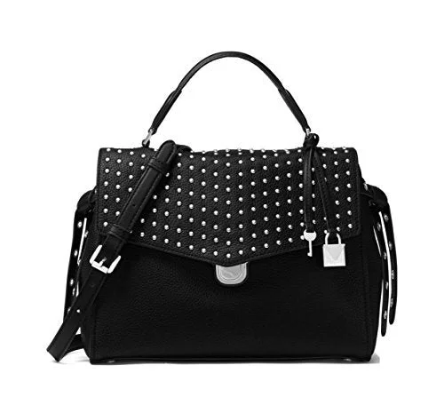 Michael Michael Kors hobo bags with adjustable straps for comfortable carryingMICHAEL Michael Kors Women's Bristol Studded Leather Satchel, Black