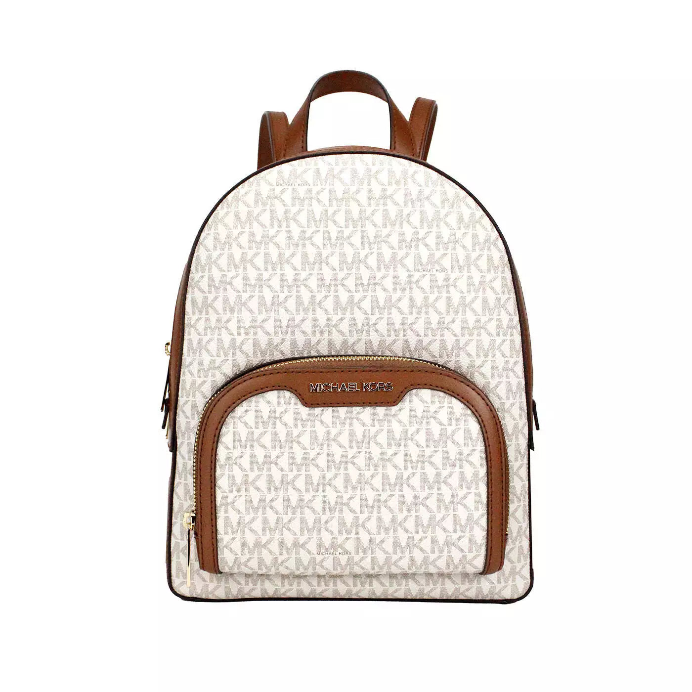 small crossbody Michael Michael Kors Bags for hands - free shopping tripsMichael Kors Jaycee Medium Vanilla Signature Backpack