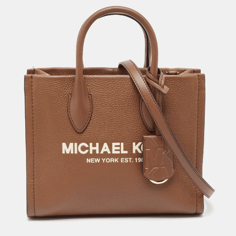 Michael Michael Kors Bags for antique shows in a classic and elegant styleBrown Leather Mirella Tote