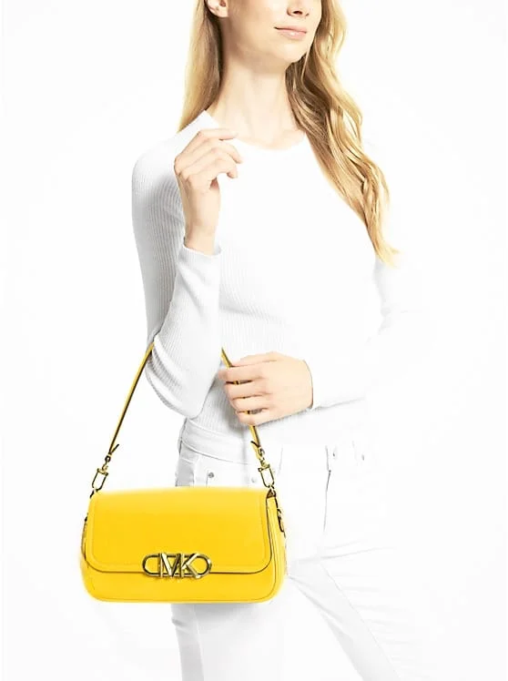 Michael Michael Kors evening bags with beaded detailsStylish Michael Kors Crossbody Bag for Girls (Yellow)