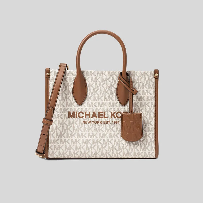 Michael Michael Kors Bags for train journeys to keep entertainment items handyMICHAEL KORS Mirella Small Crossbody Tote Bag Vanilla 35F2G7ZC5B