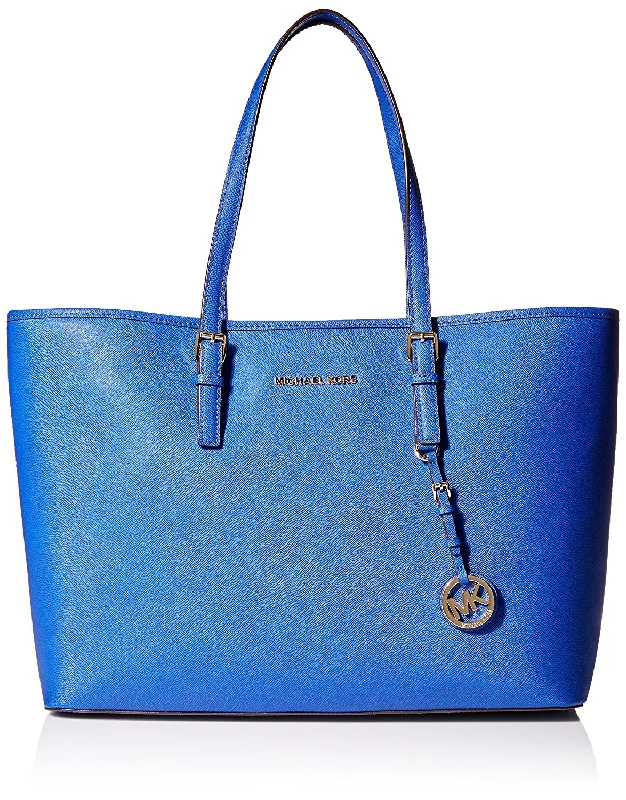 Michael Michael Kors Bags for family reunions to match the festive moodMICHAEL Michael Kors Jet Set Travel Medium Multifunction Tote (Sapphire)