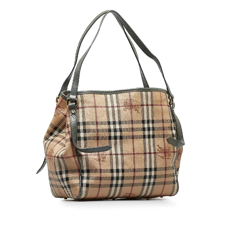 Burberry Bags with Interior Organizers for Easy SortingBrown Burberry Haymarket Check Canterbury Tote Bag