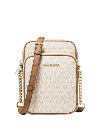 Michael Michael Kors Bags for fashion bloggers to showcase on social mediaMichael Michael Kors Jet Set Travel Medium Logo Crossbody Bag