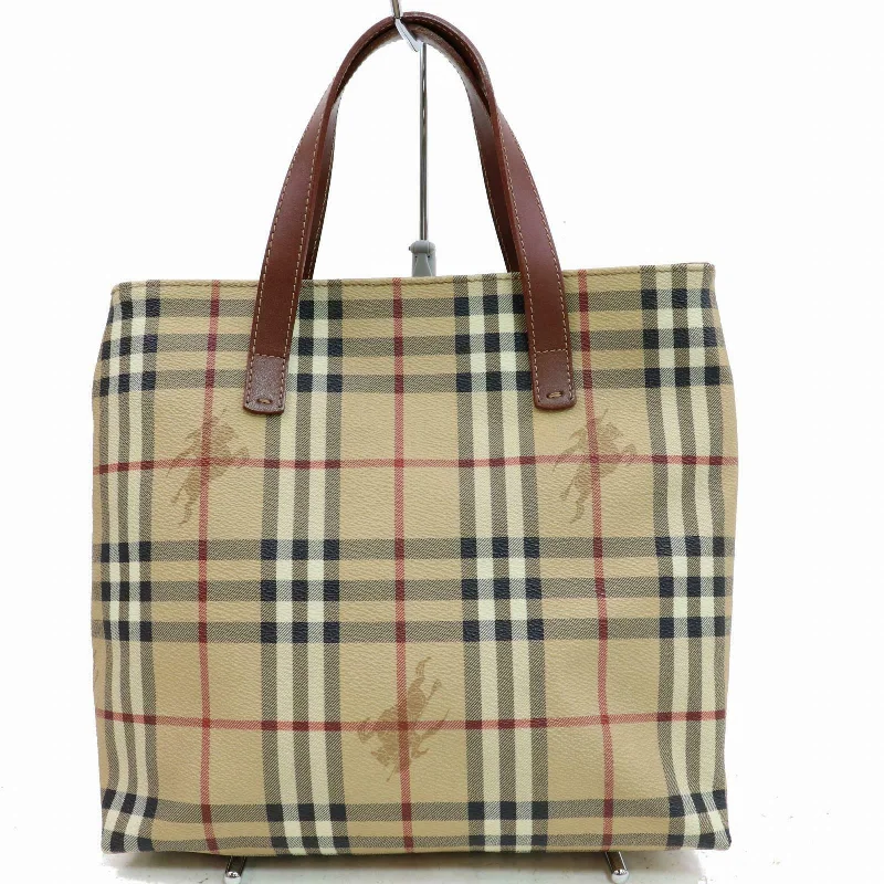 Travel - Approved Burberry Carry - on BagsBrand Inspired Burberry London Tote Bag Brown PVC (SHC1-14502)