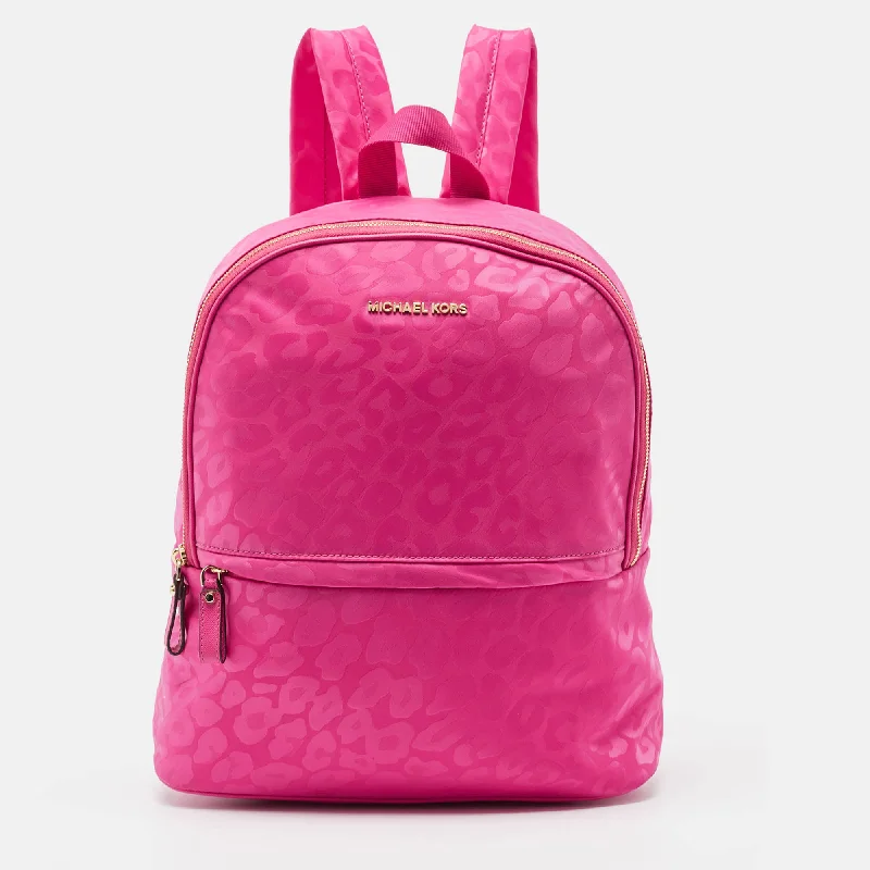 Michael Michael Kors Bags for spa days with a compartment for toiletriesFuchsia Nylon Backpack