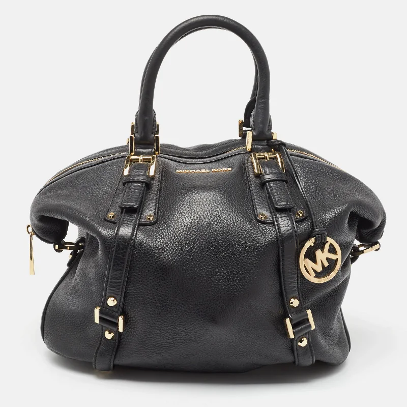 Michael Michael Kors Bags for pet owners with pet - friendly featuresBlack Leather Bedford Satchel