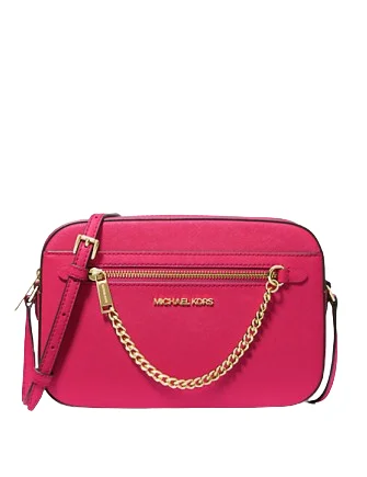 Michael Michael Kors Bags for shopping sprees in the cityMichael Michael Kors Jet Set Large Saffiano Leather Crossbody Bag