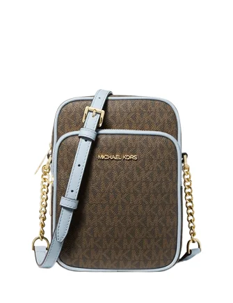 Michael Michael Kors Bags for train journeys to keep entertainment items handyMichael Michael Kors Jet Set Travel Medium Logo Crossbody Bag