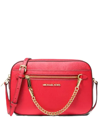 Michael Michael Kors laptop bags for professionals on the goMichael Michael Kors Jet Set Large Saffiano Leather Crossbody Bag