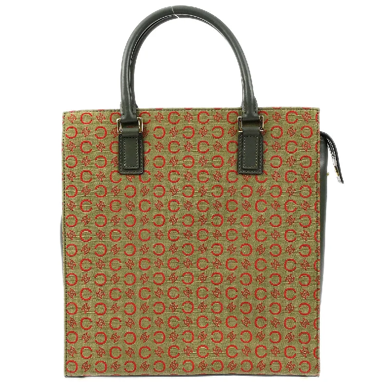 Sporty Celine Bags for Active LifestylesCeline Macadam Tote Handbag Green