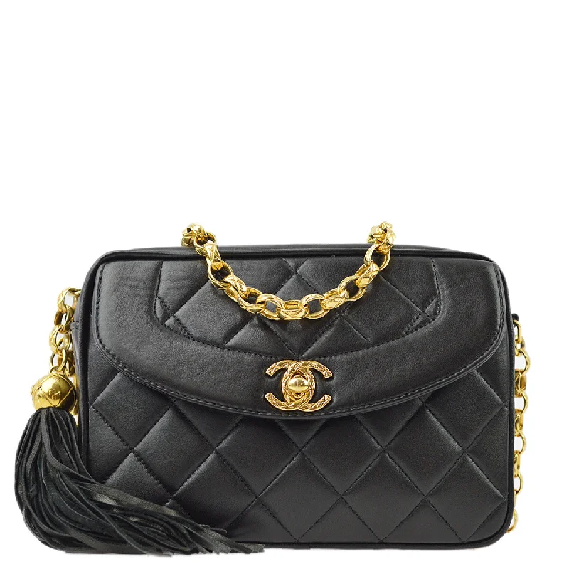 Chanel bags available in bold colors and patternsChanel Black Lambskin Camera Bag Mini