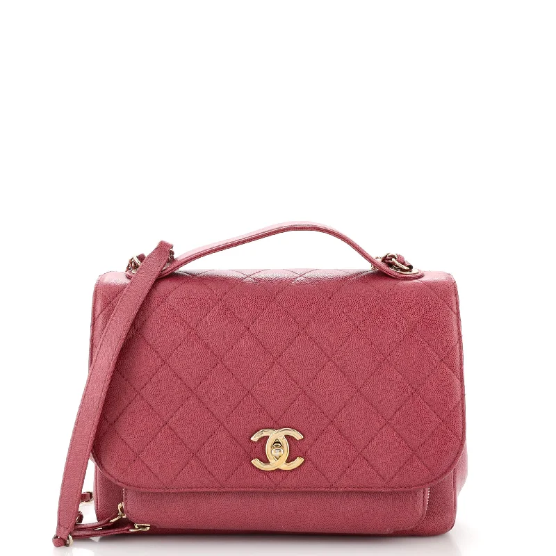 Christian Dior handbags with a removable shoulder strap for versatilityBusiness Affinity Flap Bag Quilted Caviar Large